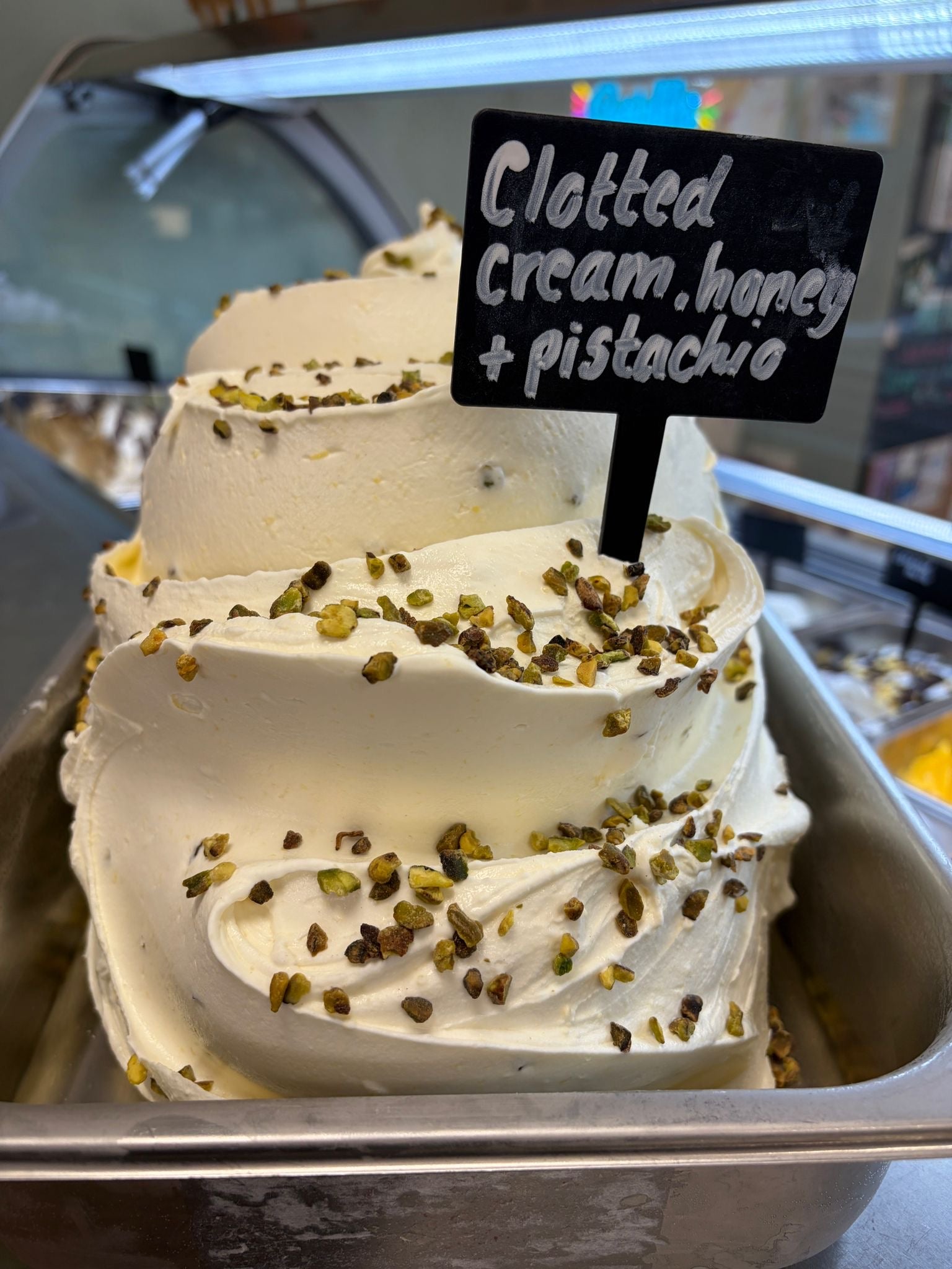 Clotted Cream, Honey & Pistachio